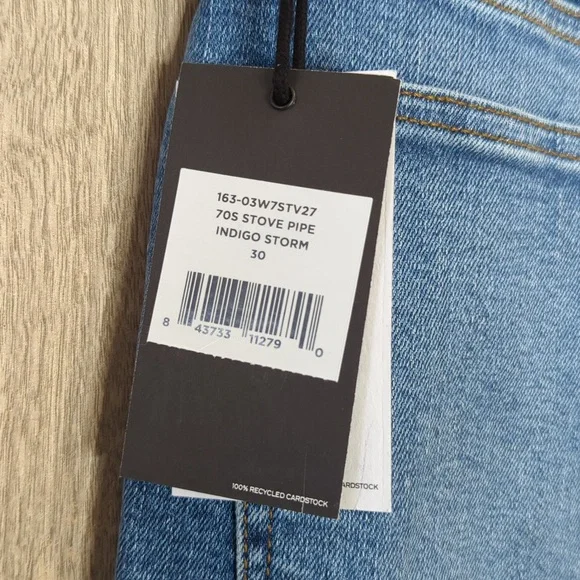 RE/DONE 70s Stove Pipe Jeans 30 New